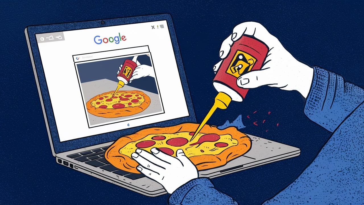 O Google sugeriu que um usuário cobrisse sua pizza com cola