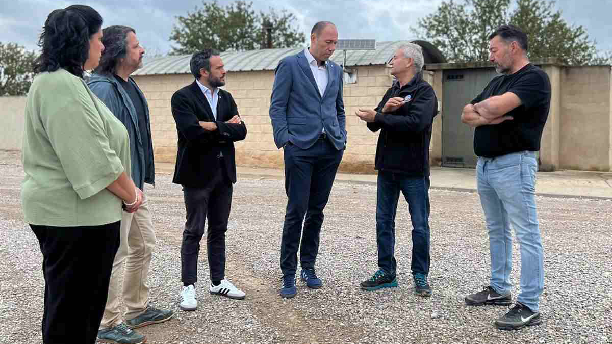 O vereador Berni Álvarez visita o Circuito Bellpuig Motocrós