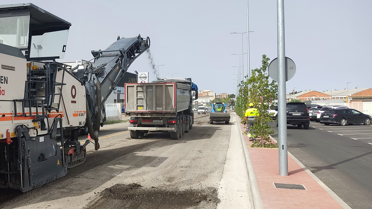 A reforma da avenida Cervera de Tàrrega, prestes a ser concluída